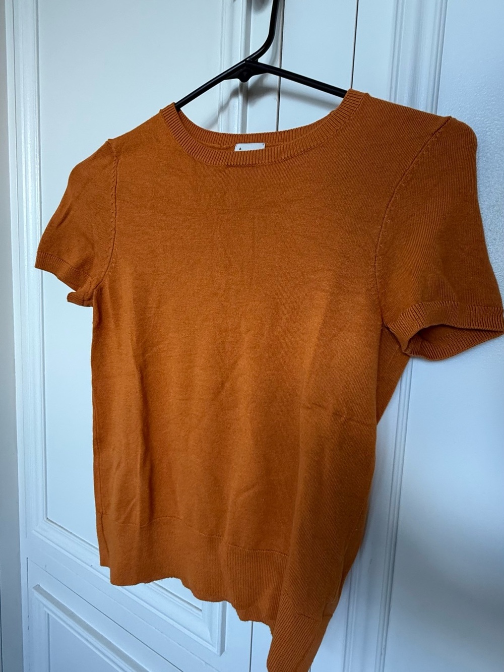 a new day Burnt Orange Crewneck Knit Tee